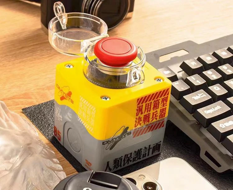 Anti-cat Stomp Switch Eva Botão Key Wireless Boot Start Host Major Botão Mistério Computador Desktop Faça Você Mesmo Nuke Interruptor Externo - Imagem 2