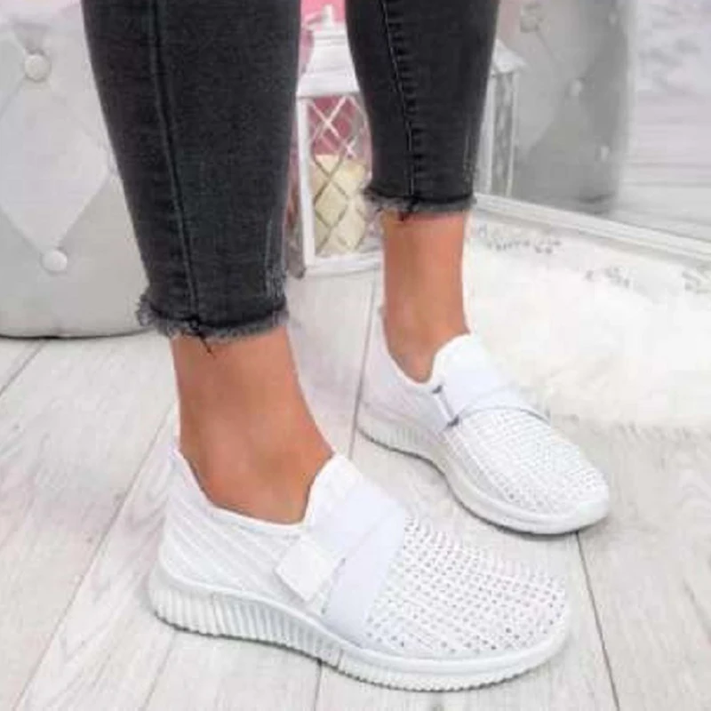 Mocassin Femme Cuir Respirant Motif Beige