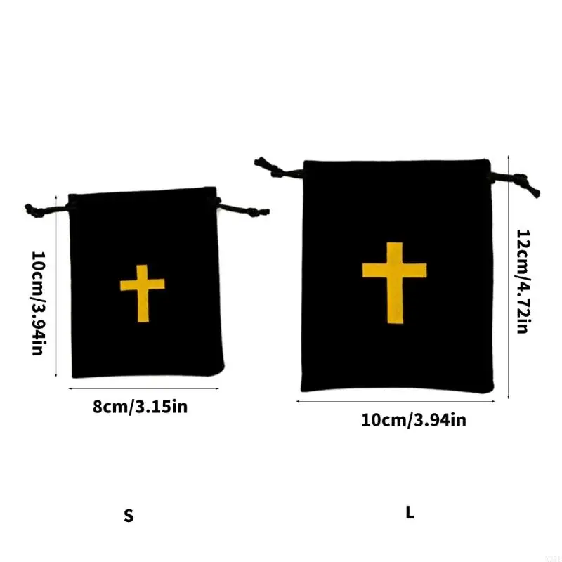 Pack Of 10 Drawstring Bags Rosary Bags Jewelry Gift Featuring For Jewelry And Travel Storage
