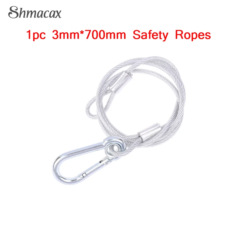 

1Pc Safety Ropes Security Cable Safety Cable Steel Wire Stage Light Equipment Led Bar Light Maximum Bearing Weight 20KG