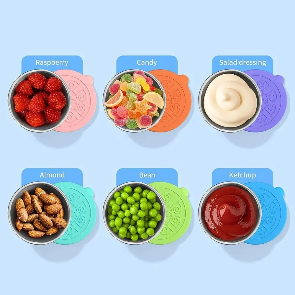 12-Piece Stainless Steel Food Containers 5