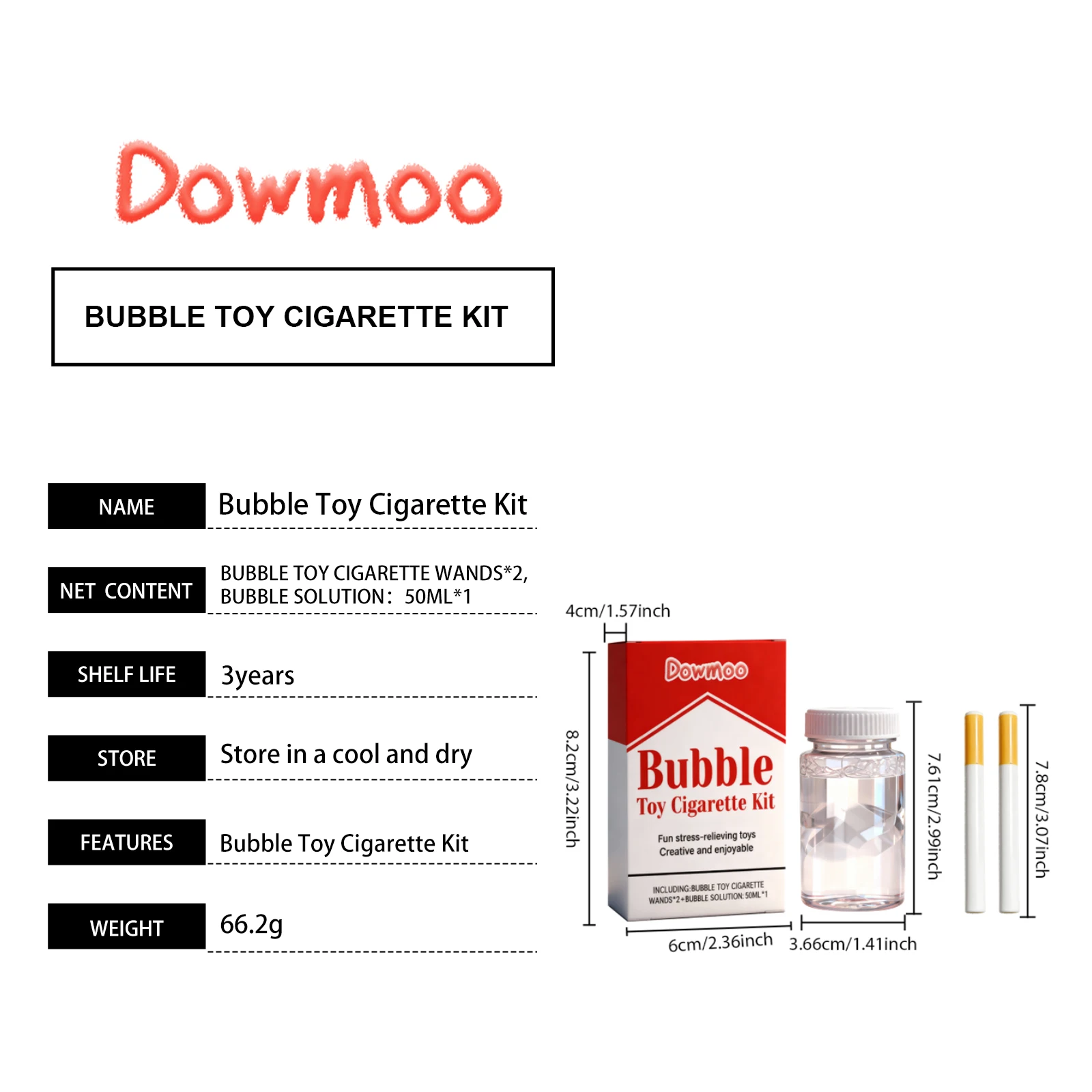 bubbles cigarette pack Bubble Toy Cigarette, Stress Relief Toy Fake Bubbles Smoke Cigarettes - New  Pack