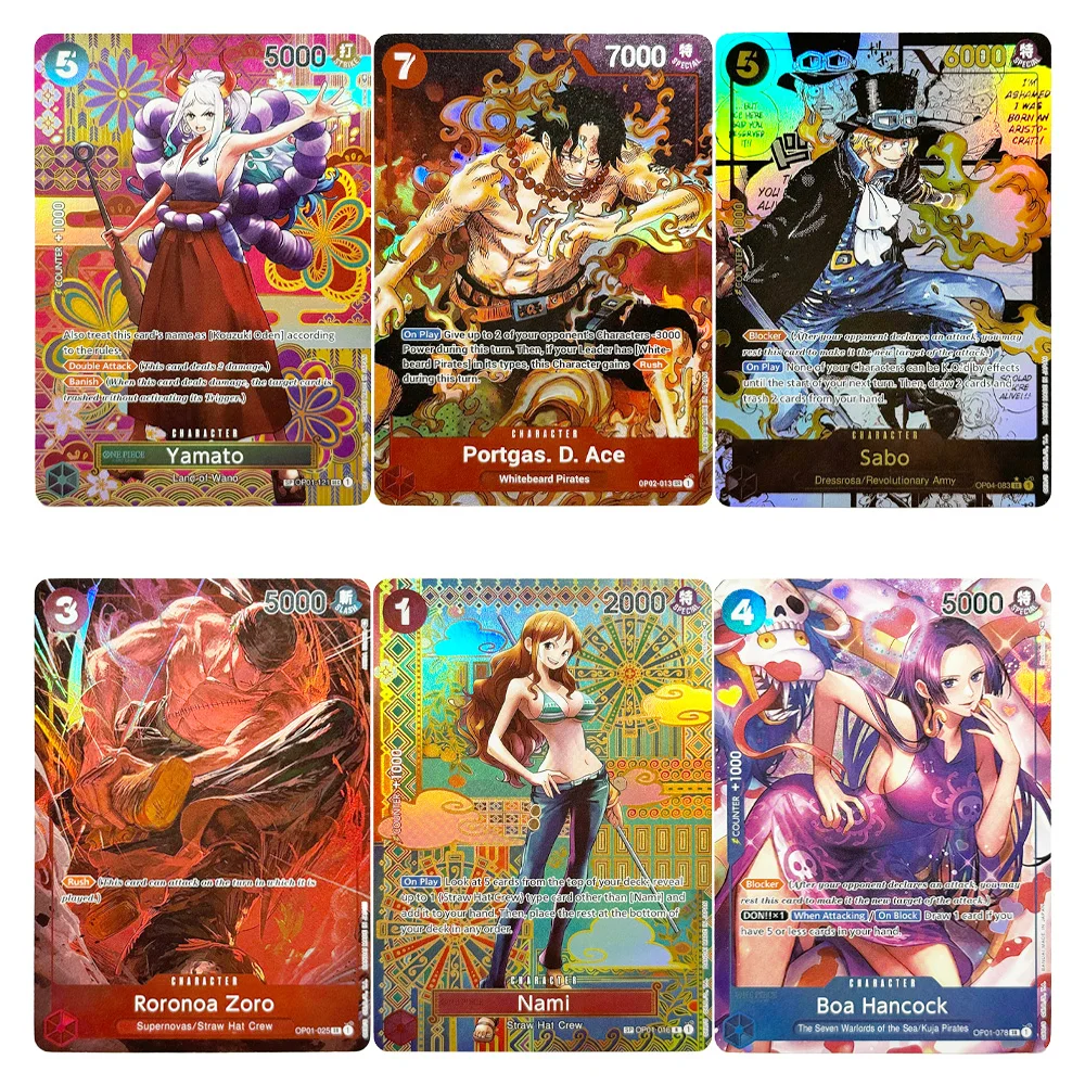 Proxy One Piece OPCG English Anime Version Game cards Portgas