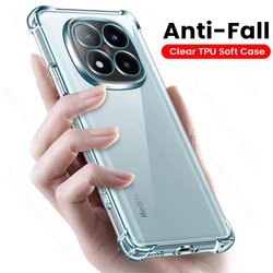 Transparent Shockproof TPU Soft Back Cover - Crystal Clear Case for Note15 5G Global (Transparent)