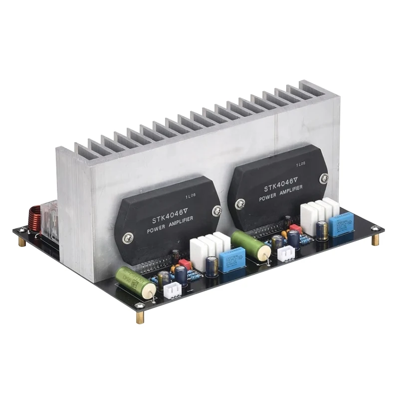 Placa de Amplificador de Potência de Áudio de Alta Fidelidade com Radiador Brzhifi Faça Você Mesmo * 2 @ 8o Nova Stk4046v Audiophile Filme Grosso Terminado 120w - Image 6