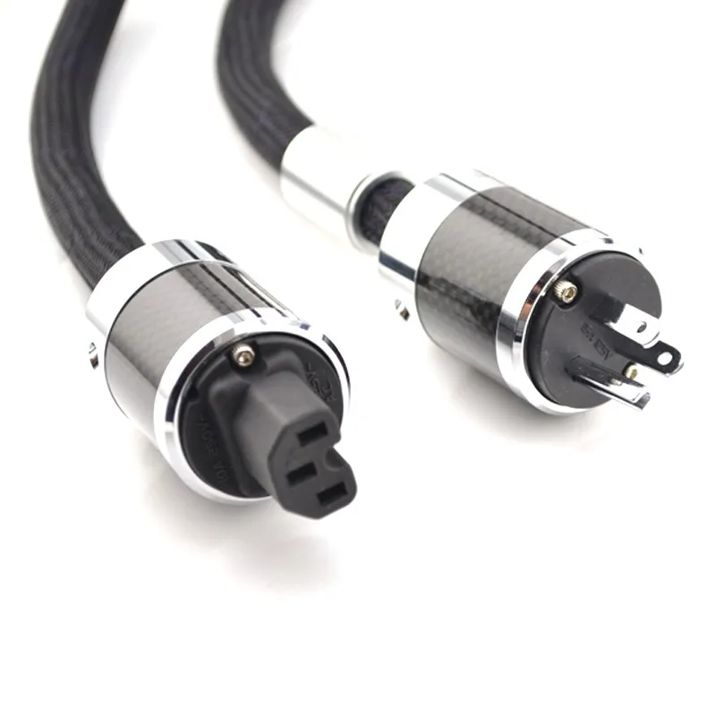 FURUTECH Alpha PS-950-18 Alpha-OCC проводник из углеродного волокна, улучшенный шнур питания, кабель питания переменного тока, версия FURUTECH Alpha PS-950-18 Alpha-OCC проводник из углеродного волокна, улучшенный шнур питания, кабель питания переменного тока, версия