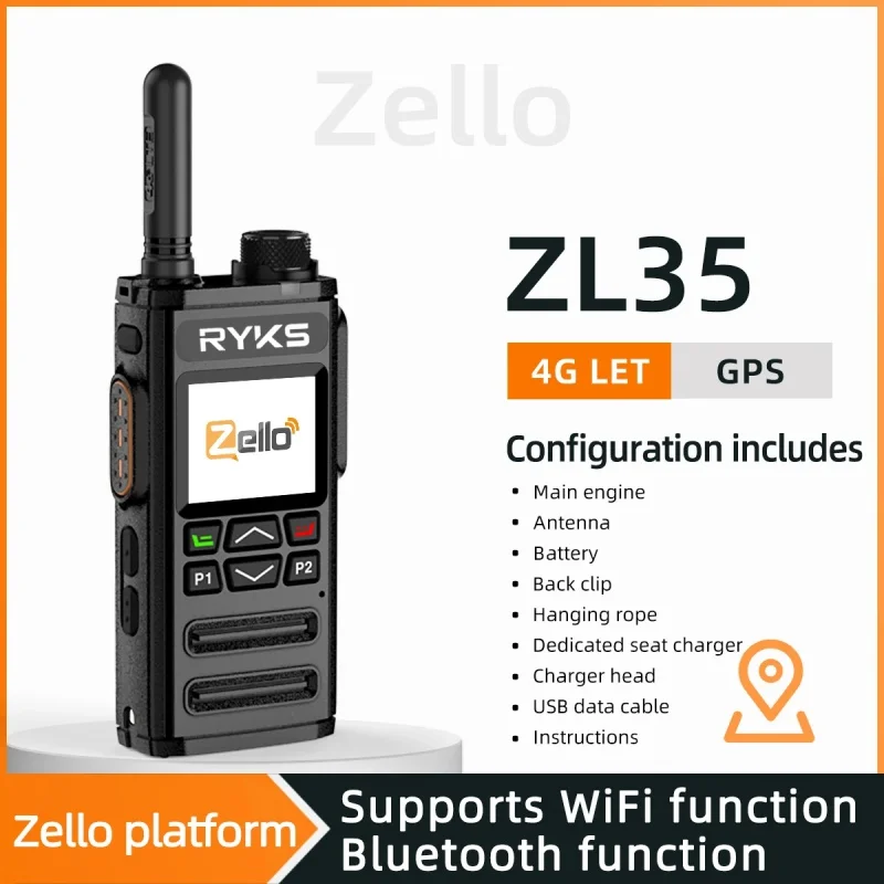 

zello walkie talkie 4G ZL35 sim card poc radio long range zello mobile phone 4g lte500 km3000 mile de largo alcance FOR KSUN