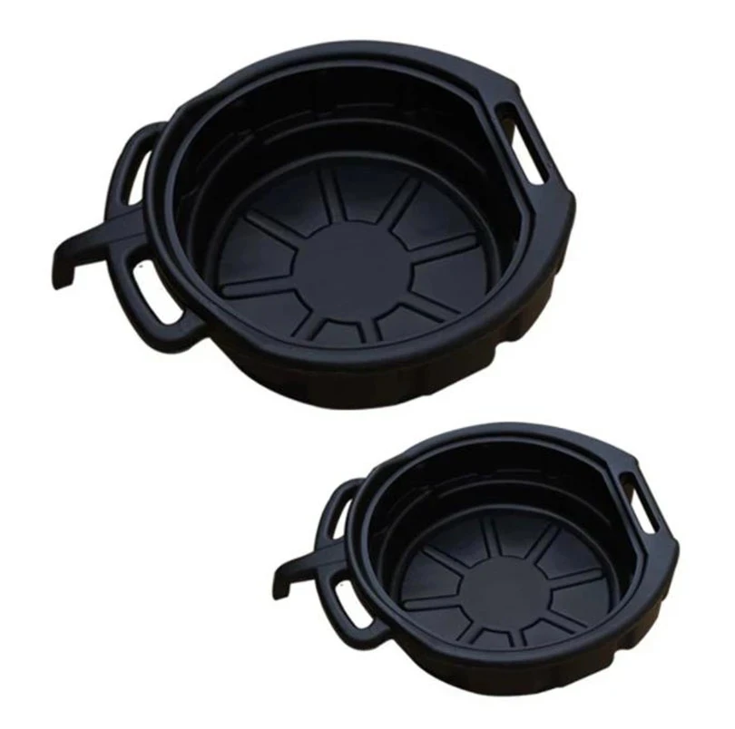 Oil Drain Pan 1pc 10L/15L Plastic Oil Drain Pan For Repair Car Fuel Fluid Change