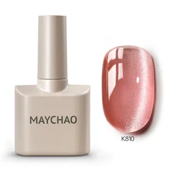 MAYCHAO Cherry Red Glossy Gel Nail Polish - 12ml Semi - Permanent Soak Off UV LED Frosted Finish (Radiant  Gorgeous)