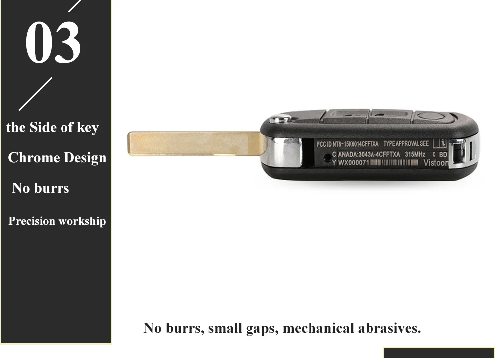 Keyforkess EWS ID44 / ID46 315/433.92Mhz Flip chiave auto per LAND ROVER Range Rover Vogue 2006-2009 HU92 3BTNFolding telecomando 14 Keyforkess EWS ID44 / ID46 315/433.92Mhz Flip chiave auto per LAND ROVER Range Rover Vogue 2006-2009 HU92 3BTNFolding telecomando - S2d570ca2323e4ac59cb819d29caa6b3cV