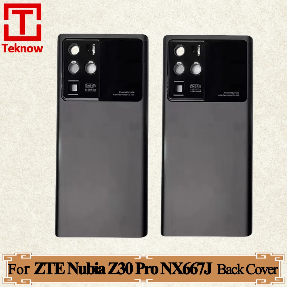 

100% оригинальная задняя крышка батарейного отсека для ZTE Nubia Z30 Pro Z30Pro задняя крышка батарейного отсека NX667J задняя крышка с объективом камеры