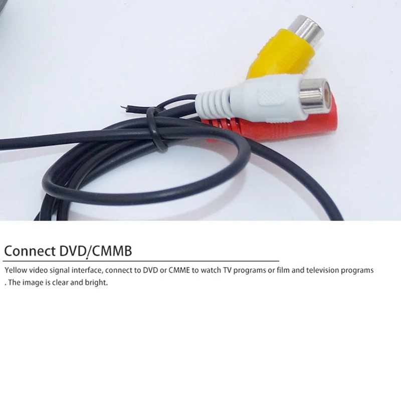 Mini TV 7 Inch HD Monitor 800X480 Portable Car LCD Screens on DVD/CMMB Two Input for Passenger Cars Trucks
