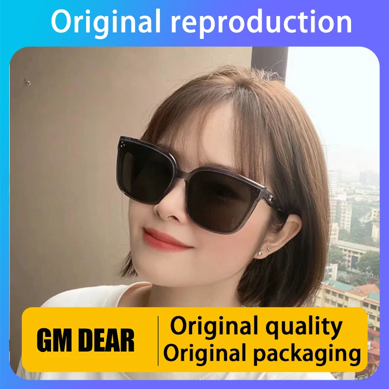 

TAM 2024 New GENTLE Summer Sunglasses Korea Brand Design Women Men Travel Drive Glasses UV400 Protection Monst Korea GM DEAR