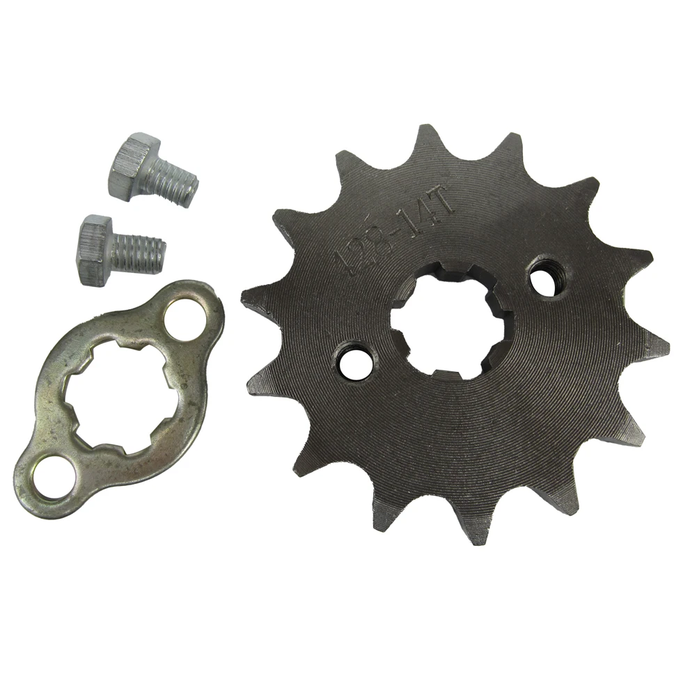 Engine Sprocket 17 20mm 10T-19T Front Engine Sprocket For KAYO BSE SSR SDG Dirt Pit Bike ATV Quad Go Kart Moped Scooter Motorcycle 428# Chain