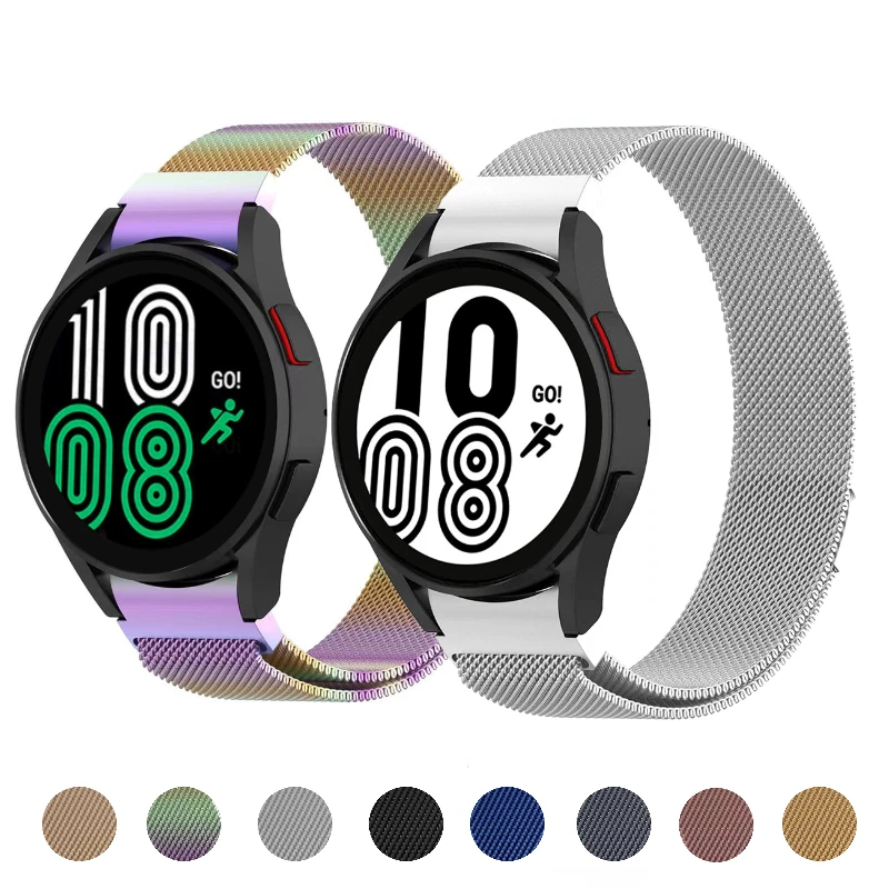 

Ремешок «Миланская петля» для Samsung Galaxy watch 4 40 мм 44 мм, спортивный Воздухопроницаемый сменный Браслет для часов 4 Classic 42 мм 46 мм