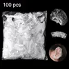 100PCS Disposable Hair Earmuff Dye Transparent Elastic Shower Hair Dye Protection Tool Shield Waterproof Earpack Plastic Wrap 6
