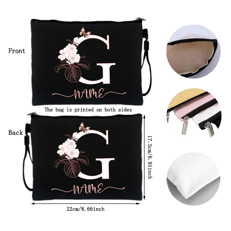 Letter Personalized Name Gifts Custom Logo Text Makeup Bag Party Lipstick Cosmetic Bags Women's Outdoor Travel Toiletry Pouchs 3 S2d577ac4d42c4e20ba09530ddf762991A