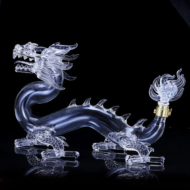 

Dragon shaped fashion home bar coo design whiskey decanter for Liquor Scotch Bourbon 1201-03