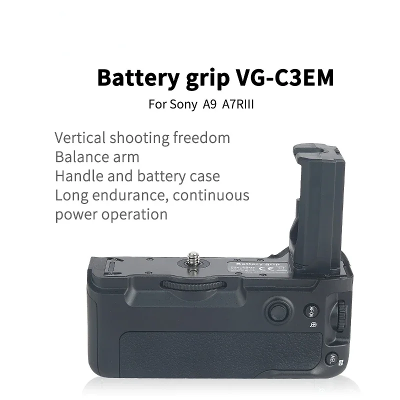VG-C3EM Vertical Battery Grip for Sony A9 A7RIII A7III A7III A7RIII A7M3 A7RM3 Battery Grip