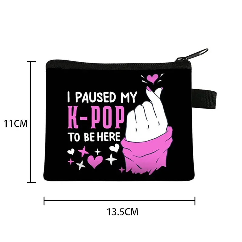K-pop Ramen Boba K-drama Coin Purse KPOP Korea Wallet Women Harajuku Credit Card Earphones Holder Money Coin Bag Pouch Gift