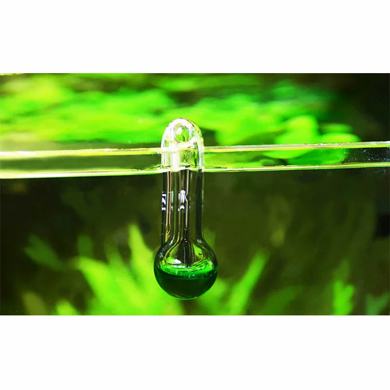 VIV CO2 Monitor Concentration Checker Crystal Glass Bubble Counter Hang On For Fish Plant Tanks Aquarium ADA Style Indicator 3