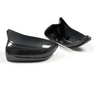 For BMW F90 F91 F92 M5 M8 Rearview Side Mirror Covers Cap Replacement Wet/Dry Carbon Fiber Casing Shell for Vehicle Accessories 1