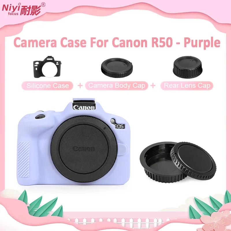 Custodia Morbida In Silicone Di Alta Qualità Per Fotocamera Per Canon R50 Shell Cover Protettiva Canon Eos R50 Mirrorless Accessori Per Fotocamere