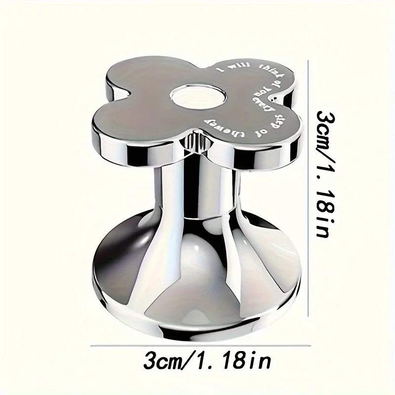 Toilet Flush Button Luxury Floral Pattern Bathroom Tank Lever Elegant Push-Top Cover 1pc