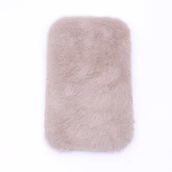 Miniature Dollhouse Plush Carpet Floor Mat - Home Decor Accessory (StyleE 17X10CM)
