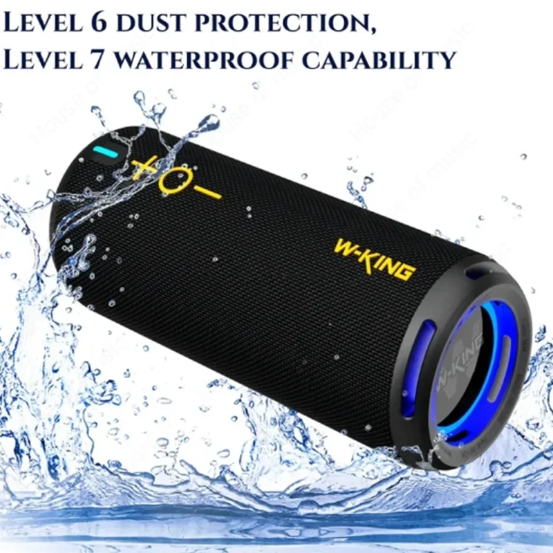 

Waterproof Super Bass Bluetooth Speaker Powerful Outdoor Music Column Wireless Speaker for Camping and Bicycle D320 IPX7