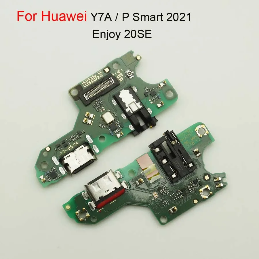 

Оригинал для Huawei Y7A 2020 / P Smart 2021 / Enjoy 20SE USB зарядное устройство порт для зарядки док-станция соединитель микрофонная плата гибкий кабель