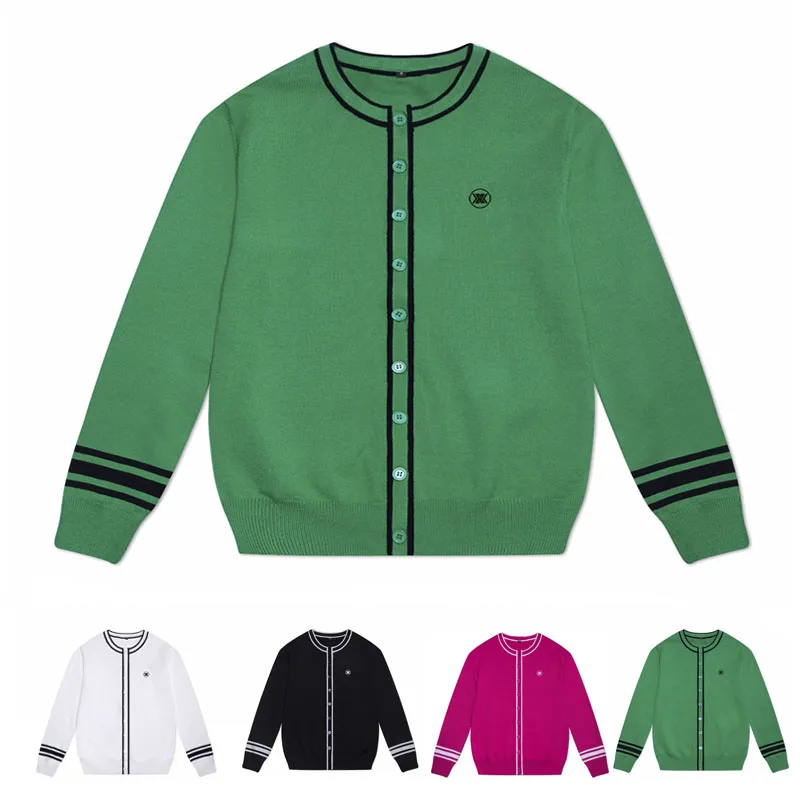 Ladies Golf Knitting Sweater Autumn winter Golf women's Sports Casual Clothing women's jacket Outdoor Long-sleeved T-shirt