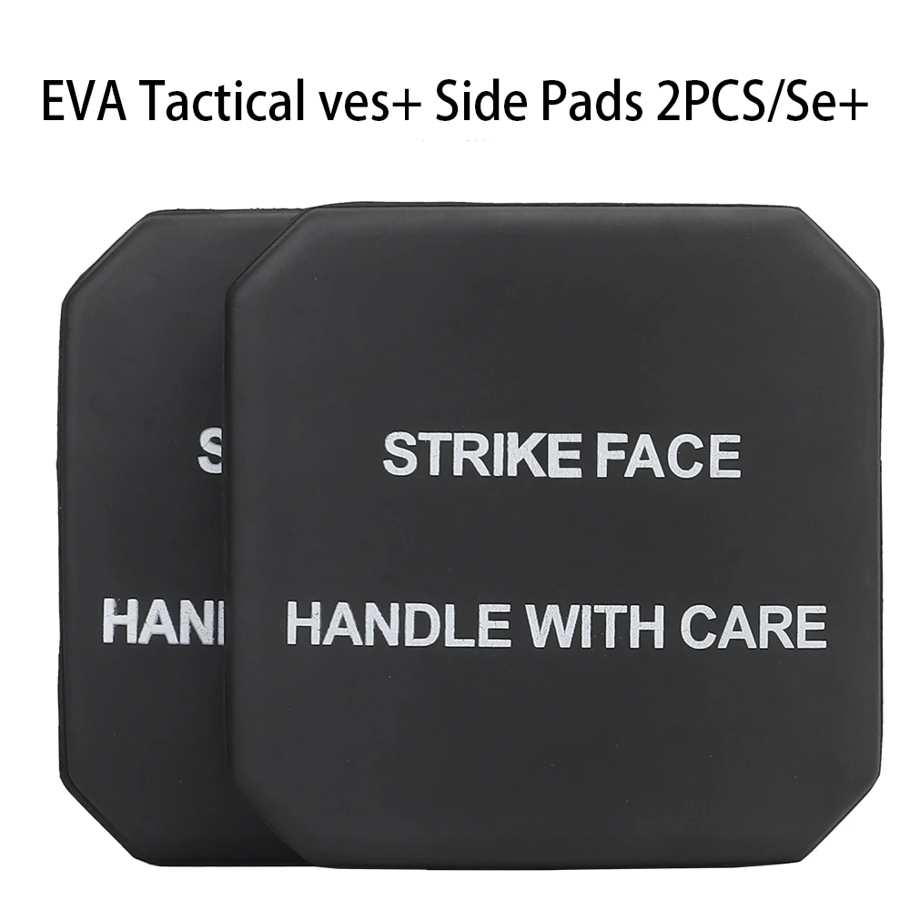 

2Pcs 6x6'' EVA Military Vest EVA Side Pads Plate Tactical Airsoft Hunting Vest Body Armor Protective Cover Sapi Plates Panel