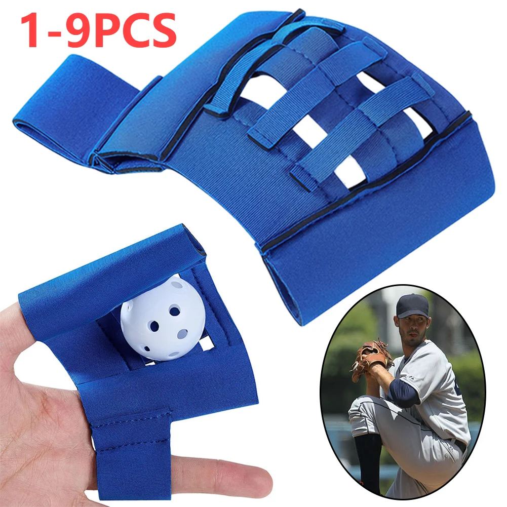 1-9pcs micro glove training baseball softball gloves for baseball softball small training two finger finger mesh gloves