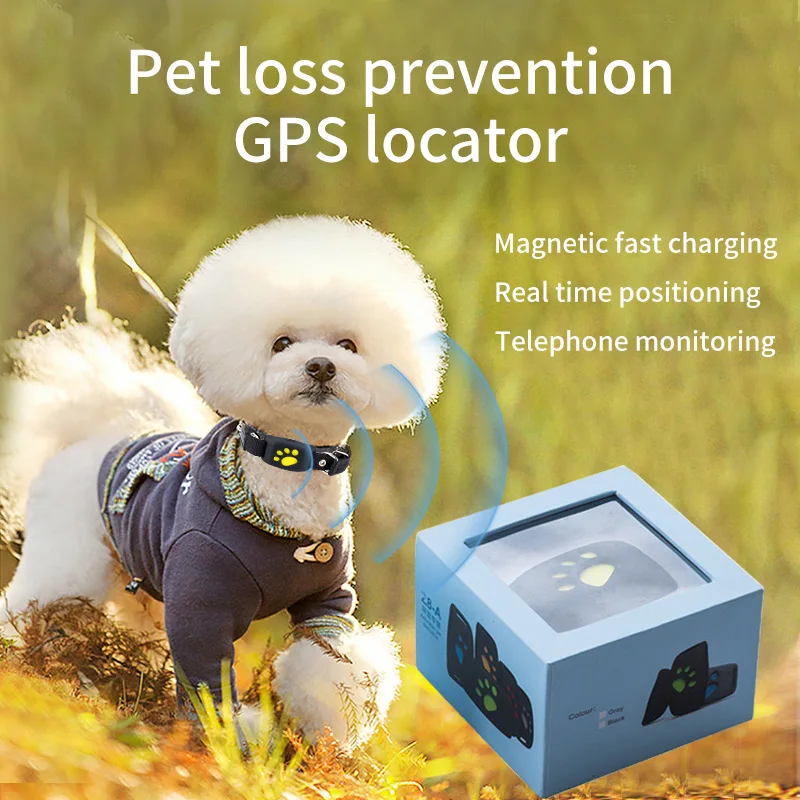 Smart Gps Tracker for Dog Collar Locator Anti-Lost Alarm Tag Real Time Tracking Device Global Position Animal Finder Pet Product
