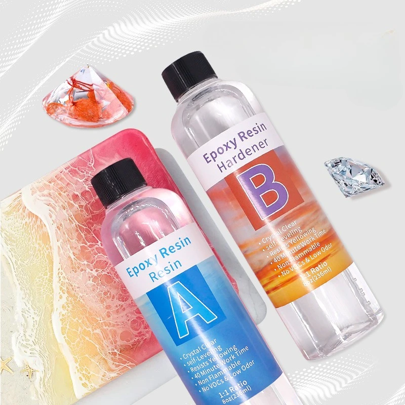 Clear Epoxy Resin Kit for Art Crafts Jewelry Making