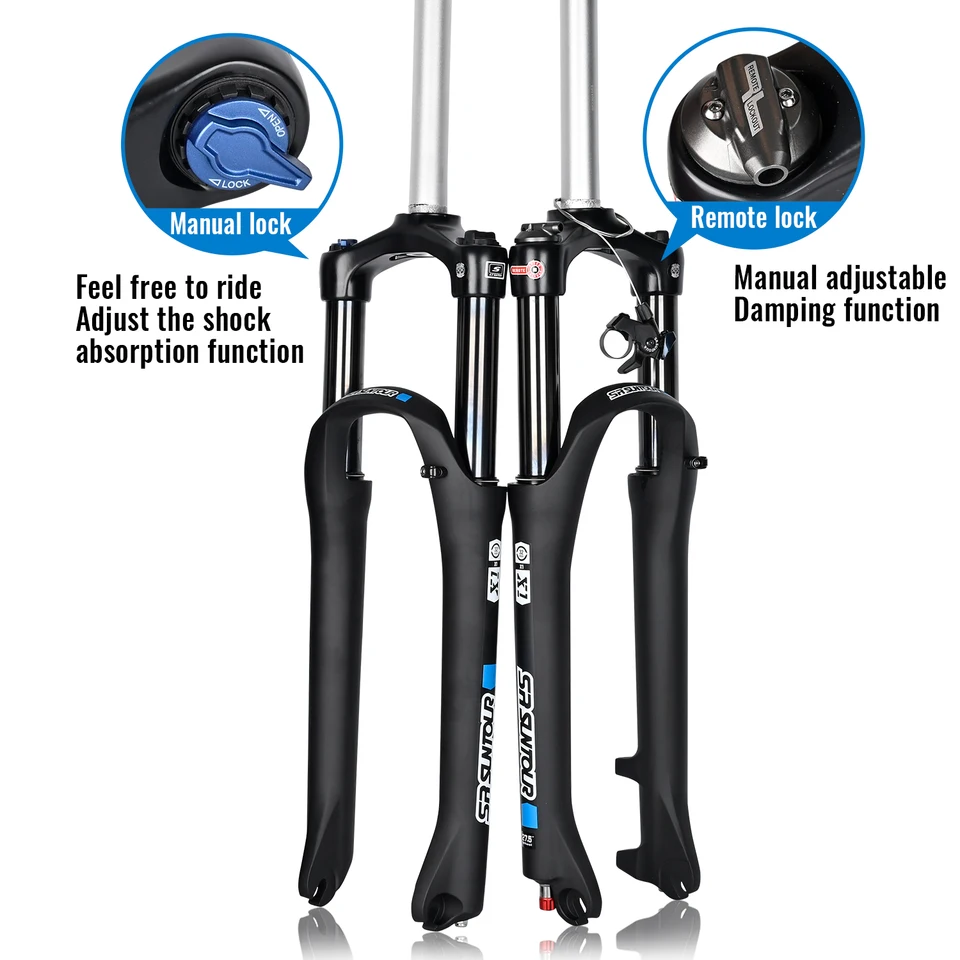 SR SUNTOUR X1 Mountain Bike Suspension Fork 120mm Travel QR