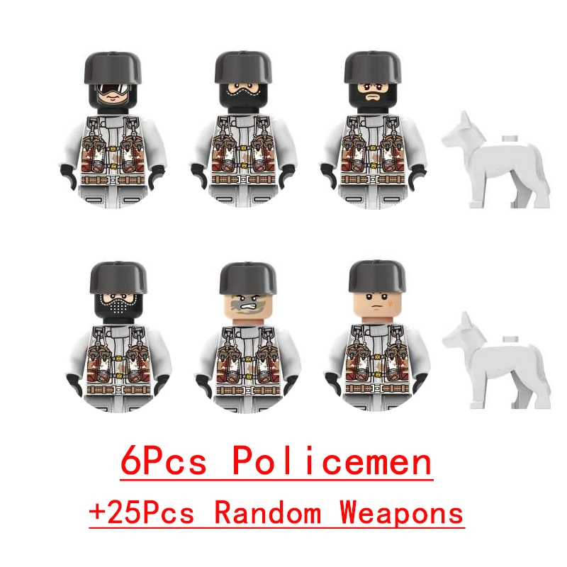 Military Armored Vehicle and Special Forces Building Block Toy Set