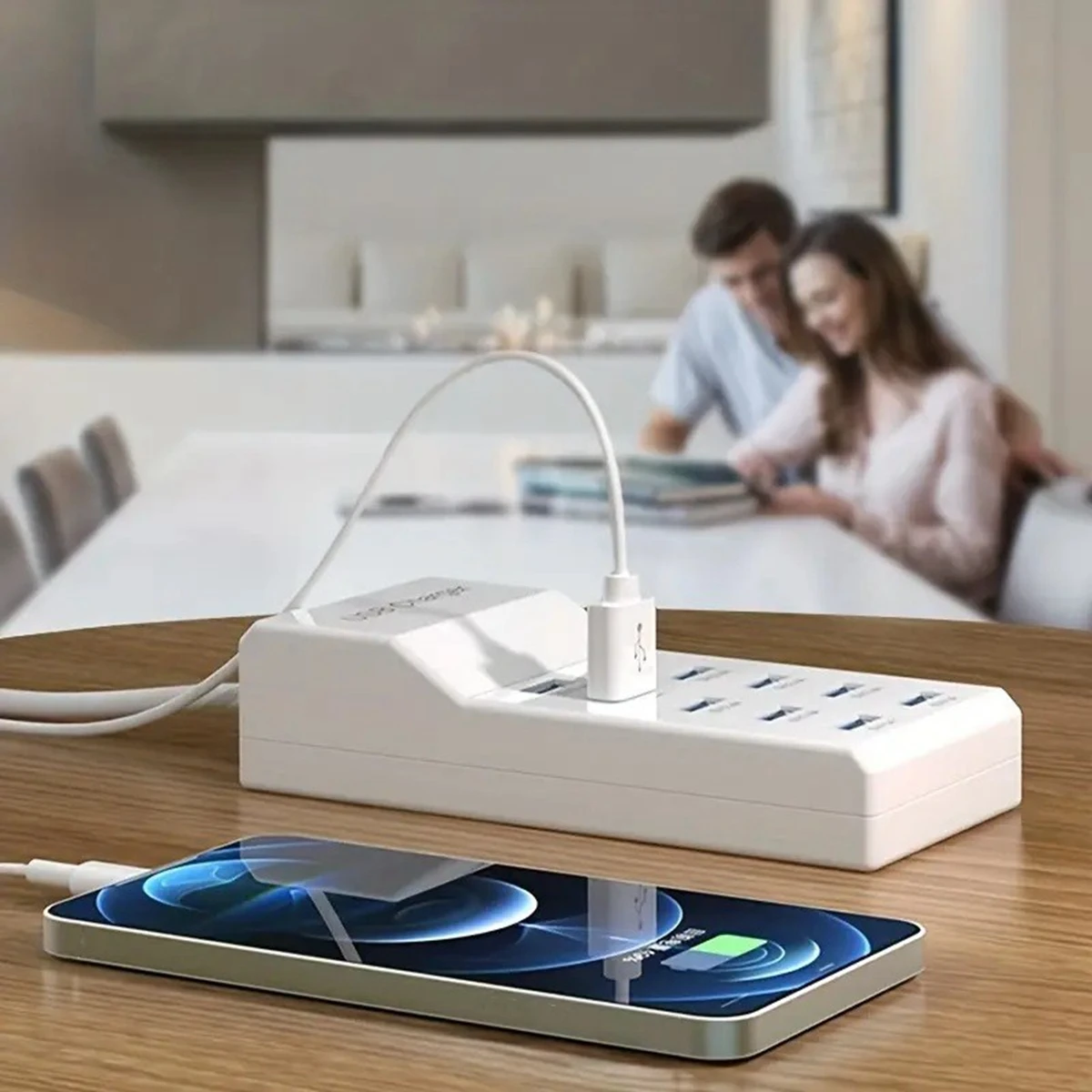 USB Charger 50W Multi-port 2.4A Mobile Phone Quick 10-Port Fast Charging Station Travel Adapter For Smart Phones plug adapter,power plug adapter
