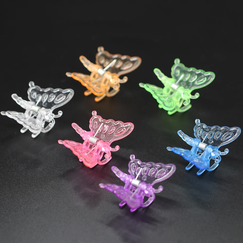 Plant Clips 30PCS Colorful Orchid Clips Butterfly Clamps for Support Plants Vine Climbing Fixed Plastic Ornamental Clips Garden Accessories