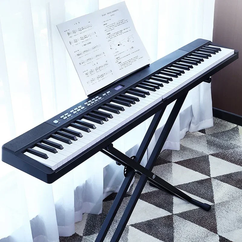 Folding Adult Electronic Piano 88 Keys Professional Midi Bluetooth Controller Keyboard Portable Organ Children's Musical Piano