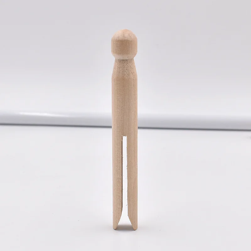

10x Natural Wood Dolly Peg Traditional Dolly Style Wooden Clothes Pegs Dolly Clothespins Round Wooden Clothes Pins Wooden Crafts