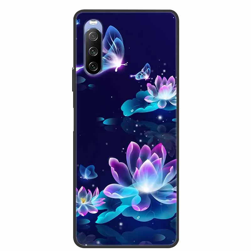 Flower Design Soft Silicone Back Cover Phone Case