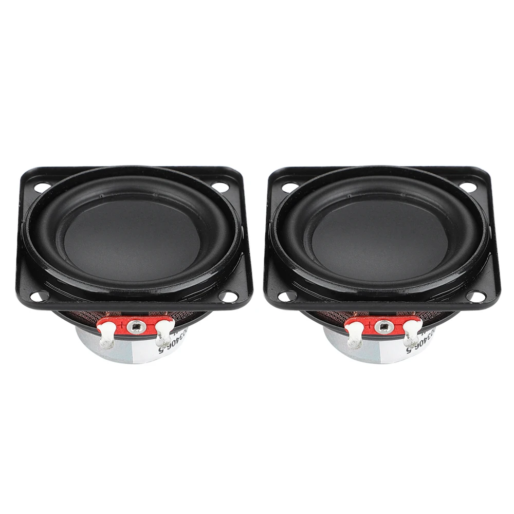 2Pcs 1.5 Inch 43MM 4 Ohm 5W Portable Full Range Audio Speaker Amplifier for Home Theater