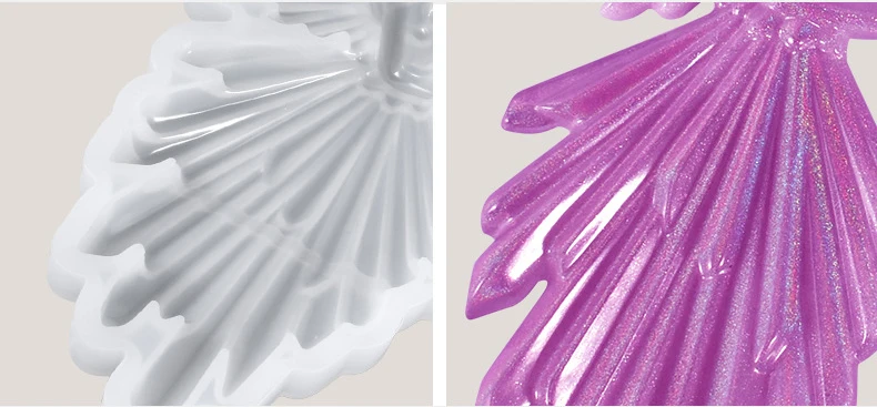 Neue Engel Teufel Flügel Mond Silikon form UV Epoxidharz Gussform für DIY Handwerk Anhänger Dekoration Schmuck herstellung Werkzeuge – Detail 12