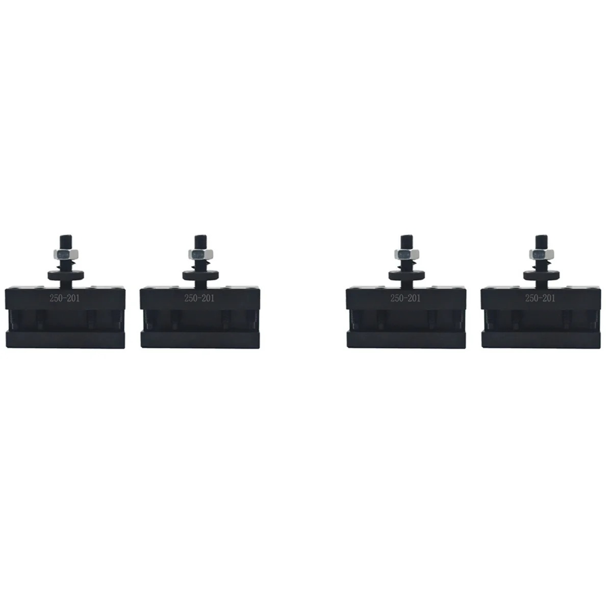 

4Pcs 250-201 Quick Change Tool Holder Turning and Facing Tool Holder for Lathe Cutter Cutting Tool Bits