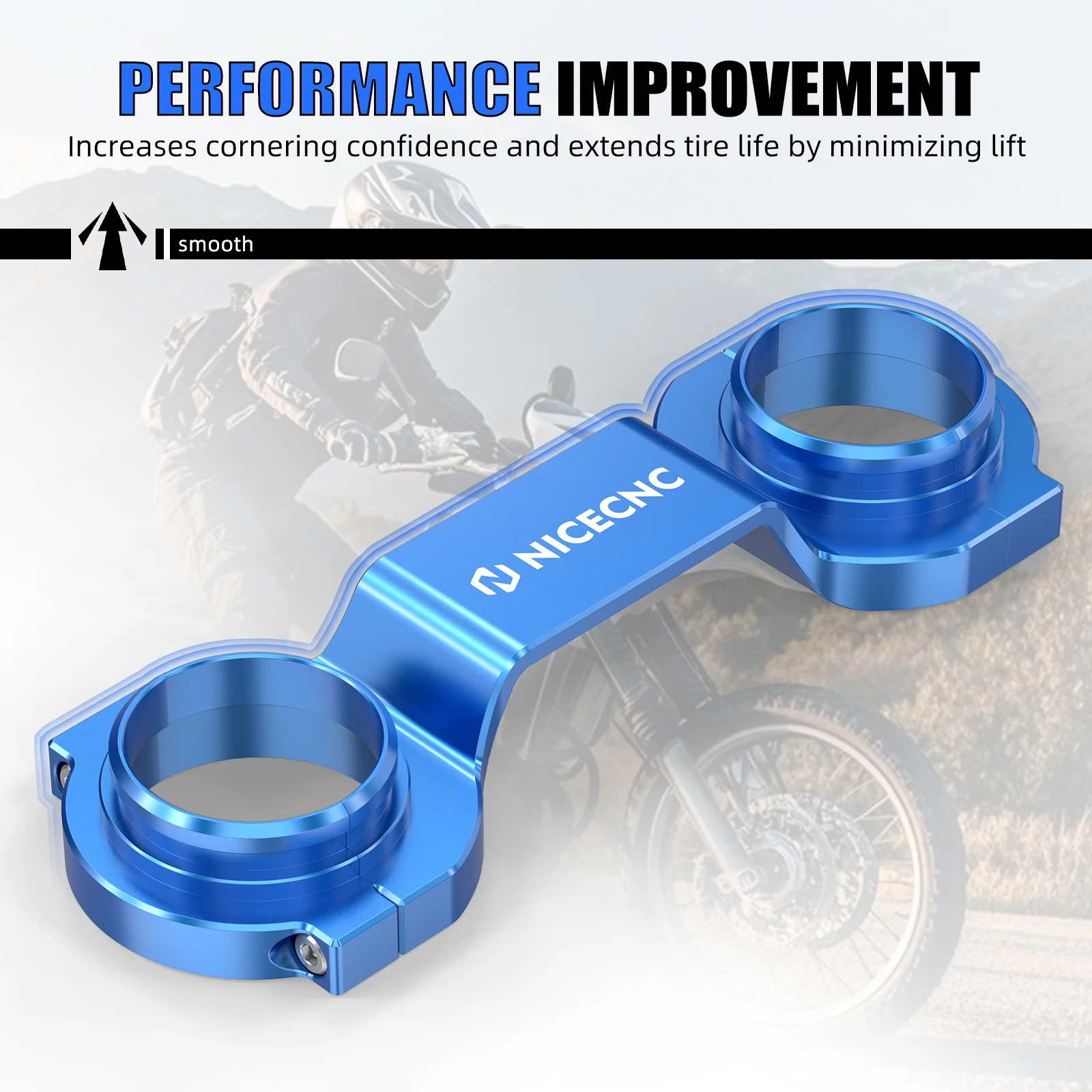 Für Suzuki DR650S DR650SE 1996-2024 Gabel Stabilisator Klammer Für Suzuki DR650 S SE 1996-2024 2023 2022 2021 2020 2019 2018 – Detail 6