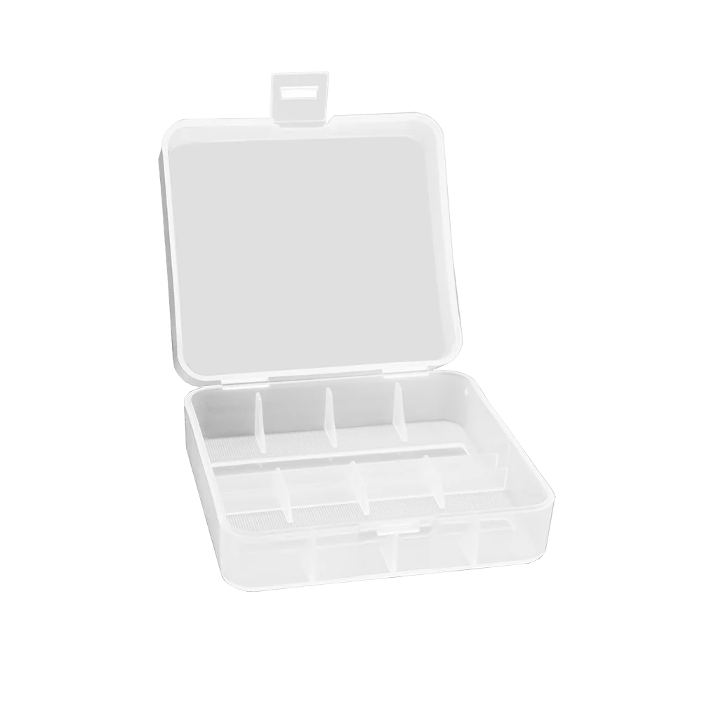 플라스틱 케이스 홀더 배터리 보관 상자 내구성이 뛰어난 배터리 보관 케이스 2 x 26650 배터리에 적합