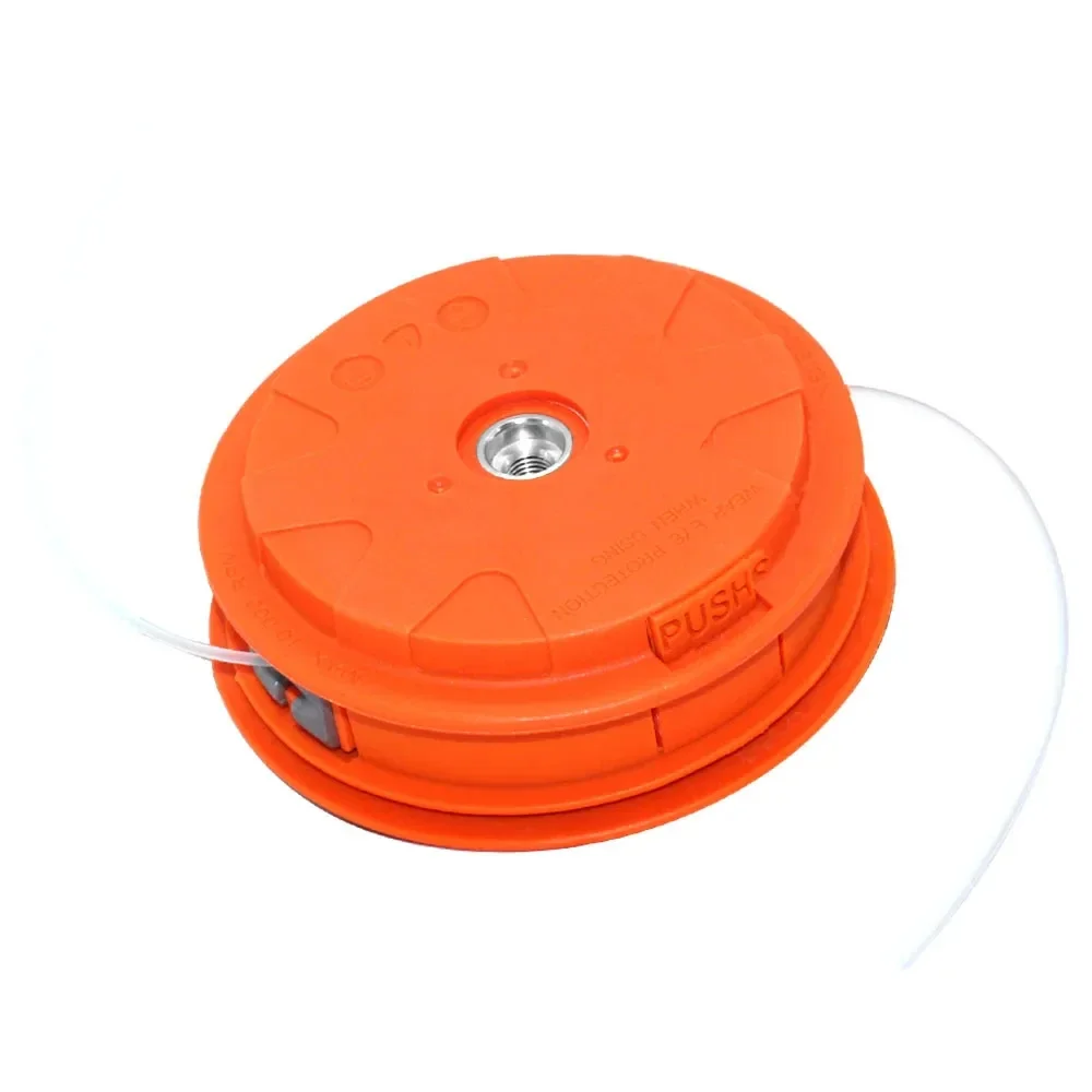 Trimmer Head Universal M10 Aluminum Nylon 2 Line Grass Cutter Bump Spool for Brush Mower Garden Strimmer