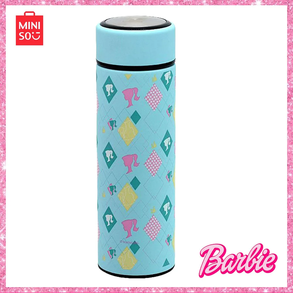 

Miniso Cartoon Barbie Princess Student Outgoing Christmas Insulation Cup 304 Stainless Steel Office Travel Cup Gift